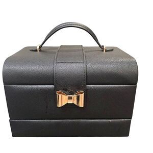 Creator 3-Layer Decorative Bow Jewelry Organizer w/Handle
